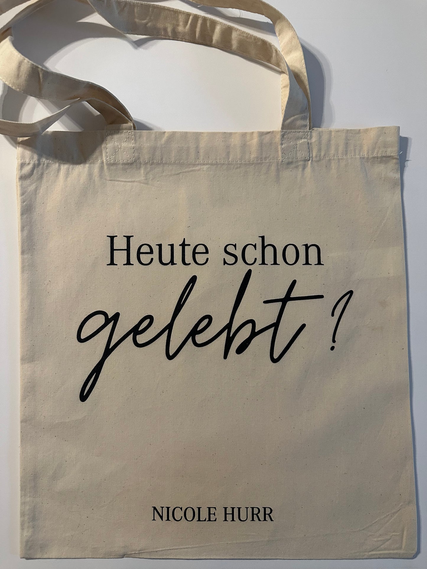 Heute schon gelebt? | Baumwolltasche
