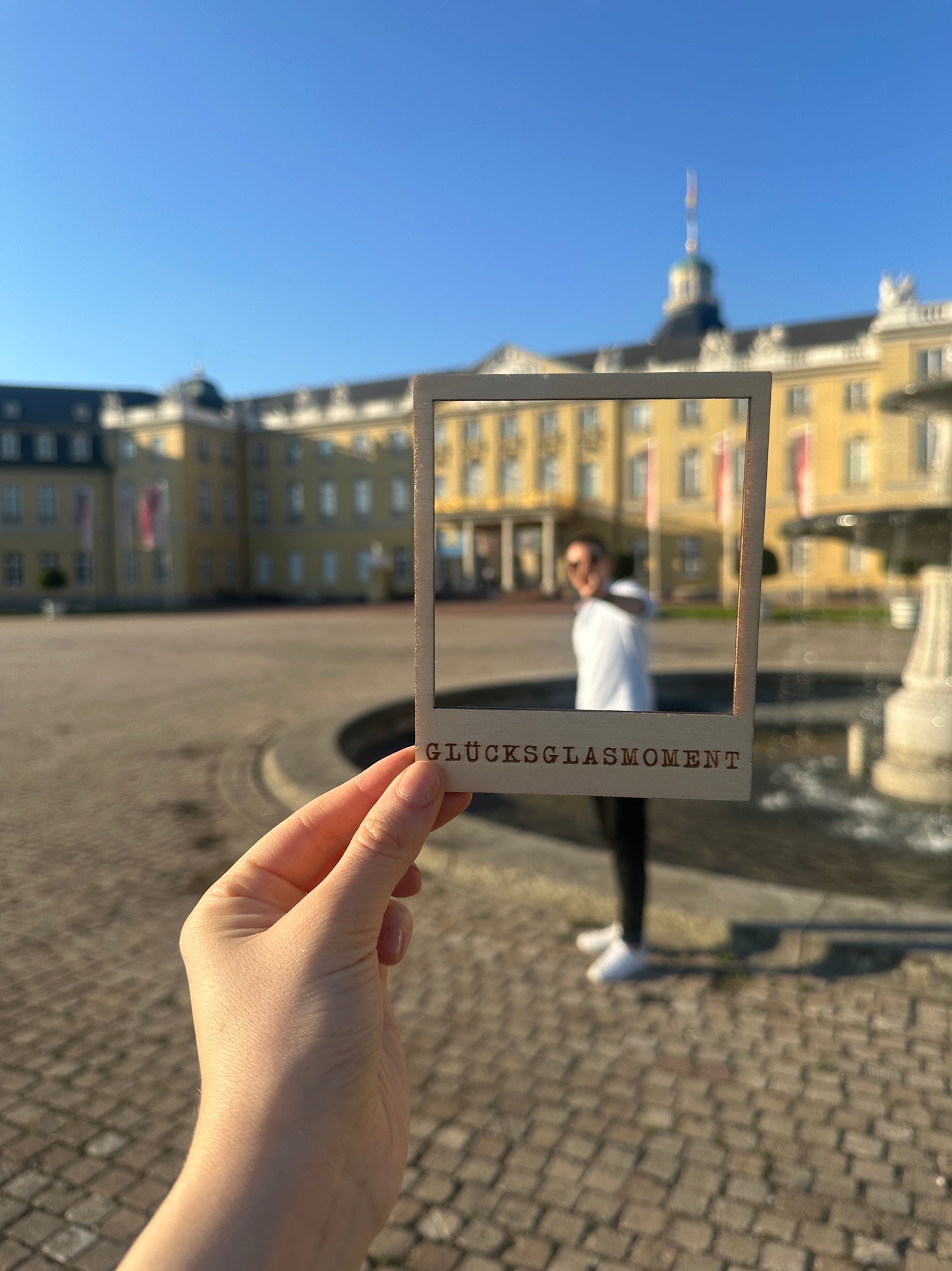 Polaroidrahmen aus Birkenholz