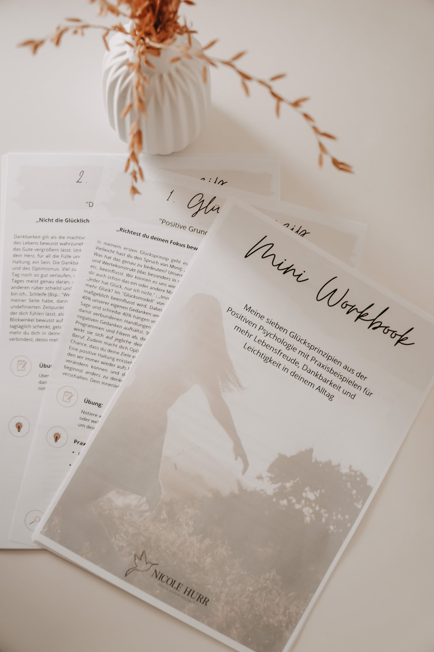 Digitales Mini Workbook - Meine sieben Glücksprinzipien aus der Positiven Psychologie