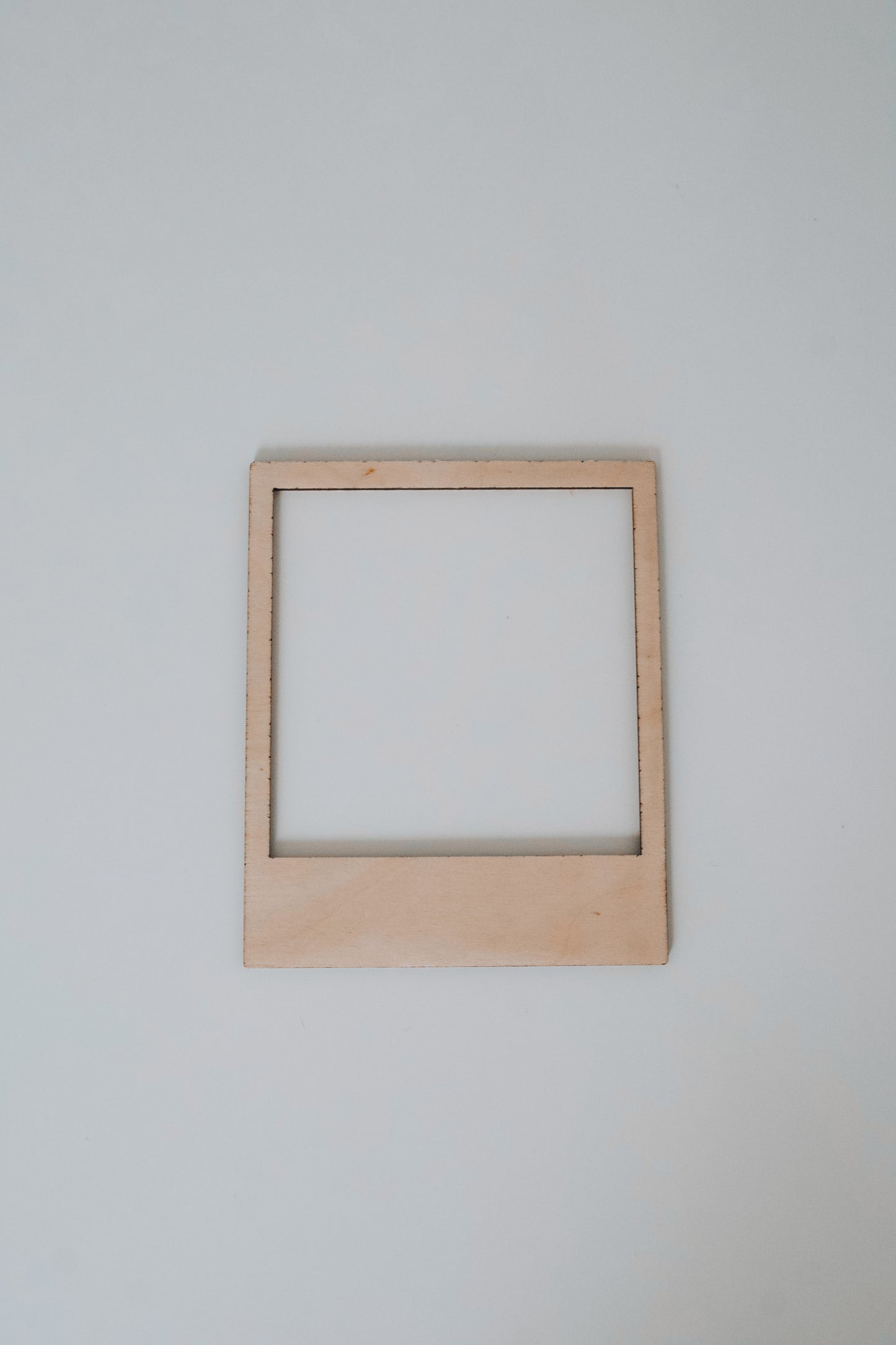 Polaroidrahmen aus Birkenholz