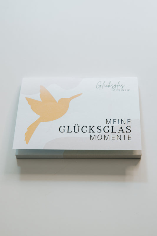Abreißblock "Meine Glücksglasmomente"